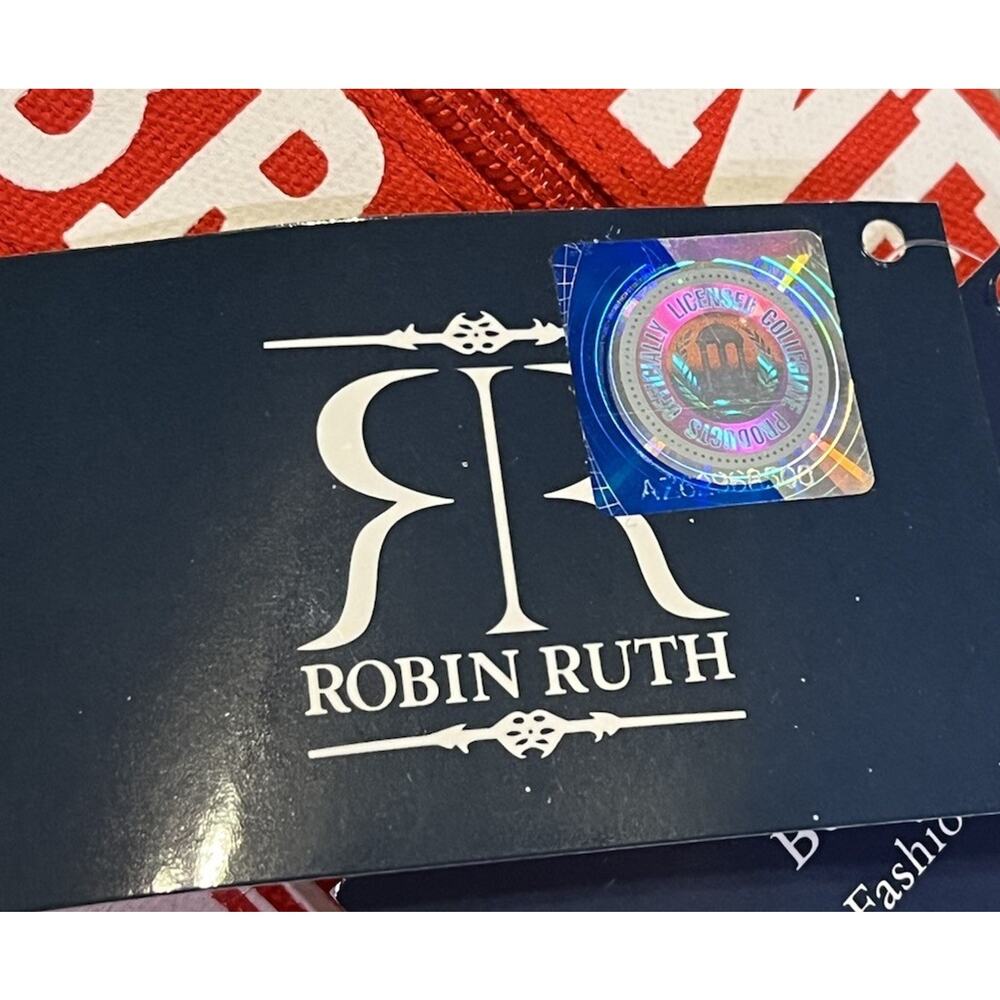 NEW Robin Ruth NEBRASKA NE UNL CORN HUSKERS Lightweight Neck Wallet LICENSED - Picture 6 of 8